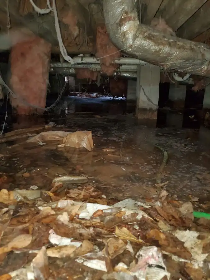 Crawl space flood assessment for Leak Detection & Repair in Cushing